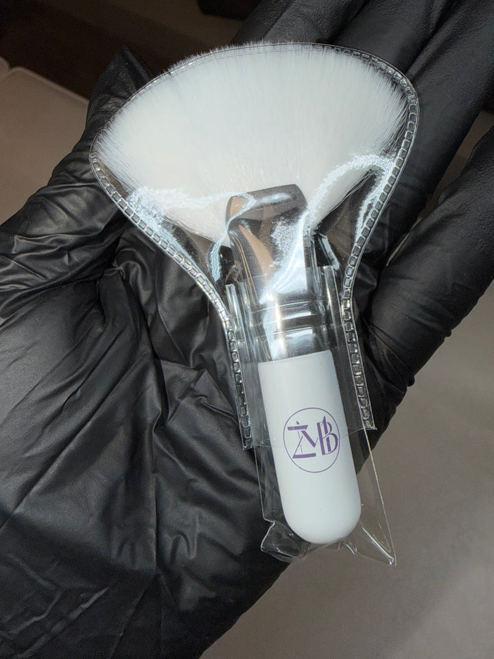 White Facial Brush