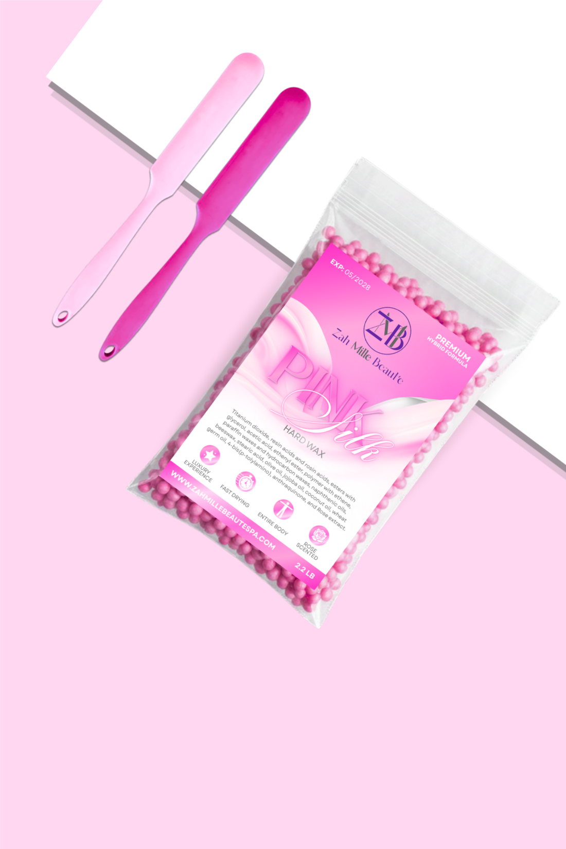 Pink Silk Hard Wax
